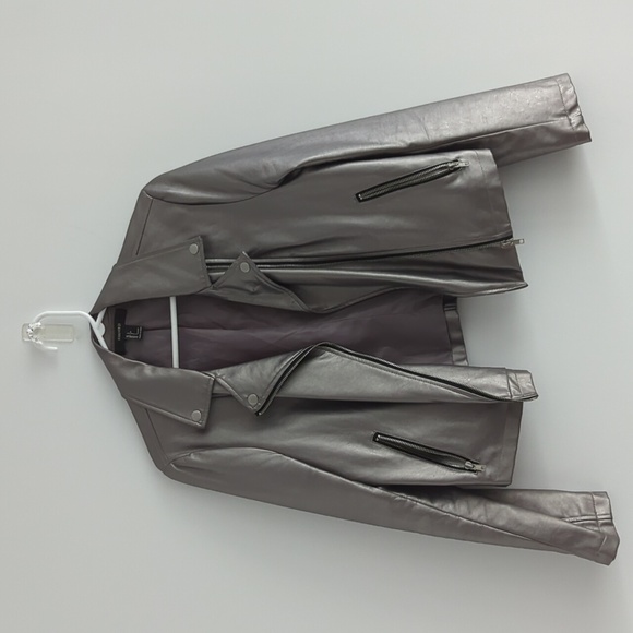 Silver faux leather jacket - Picture 7 of 7